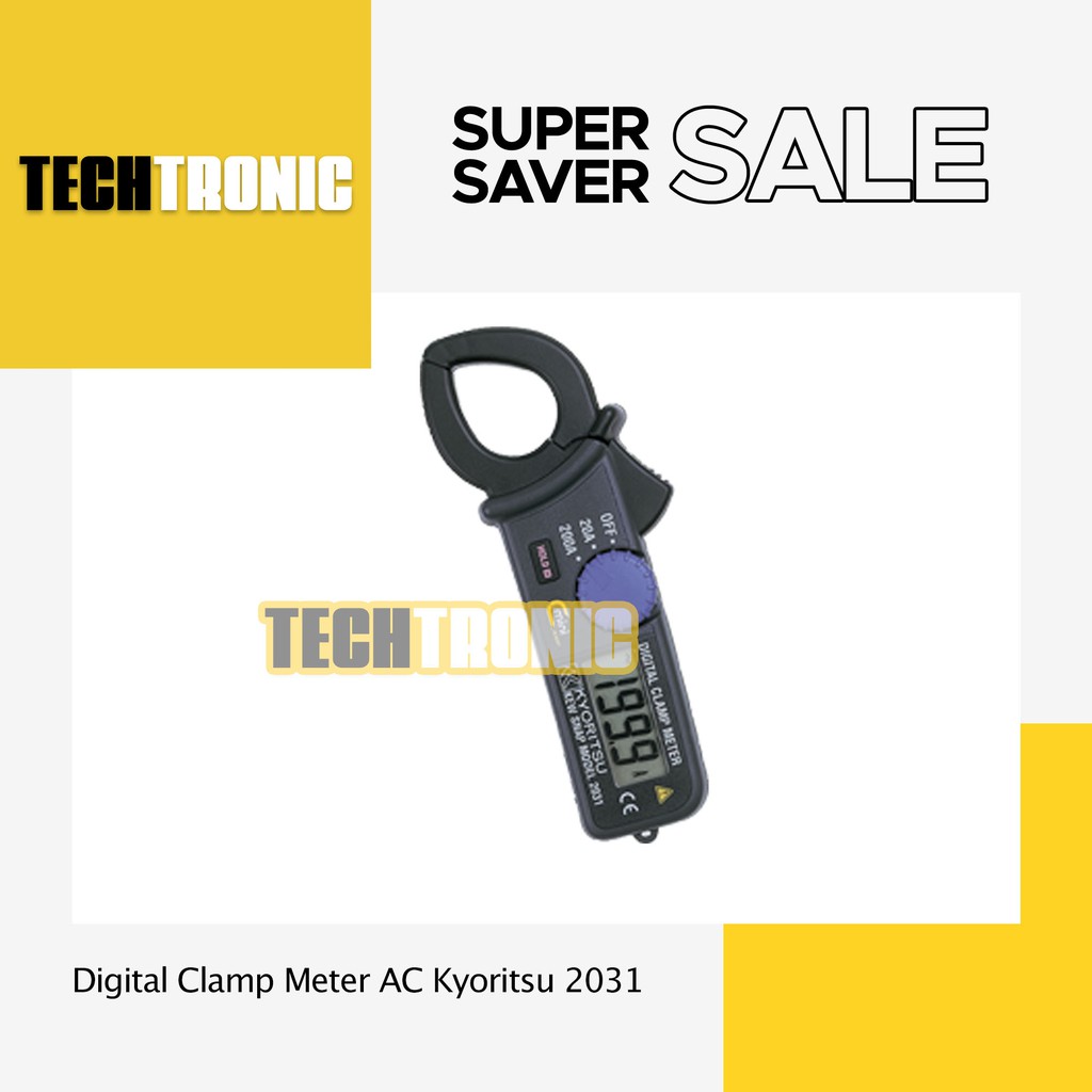 Kyoritsu 2031 Digital Clamp Meter AC  - TECHTRONIC