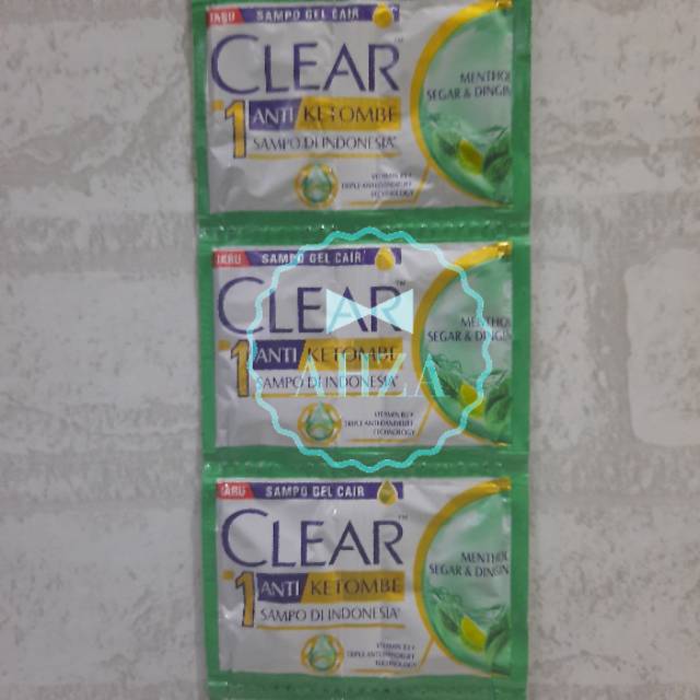 AHZA SHAMPOO CLEAR RENCENG