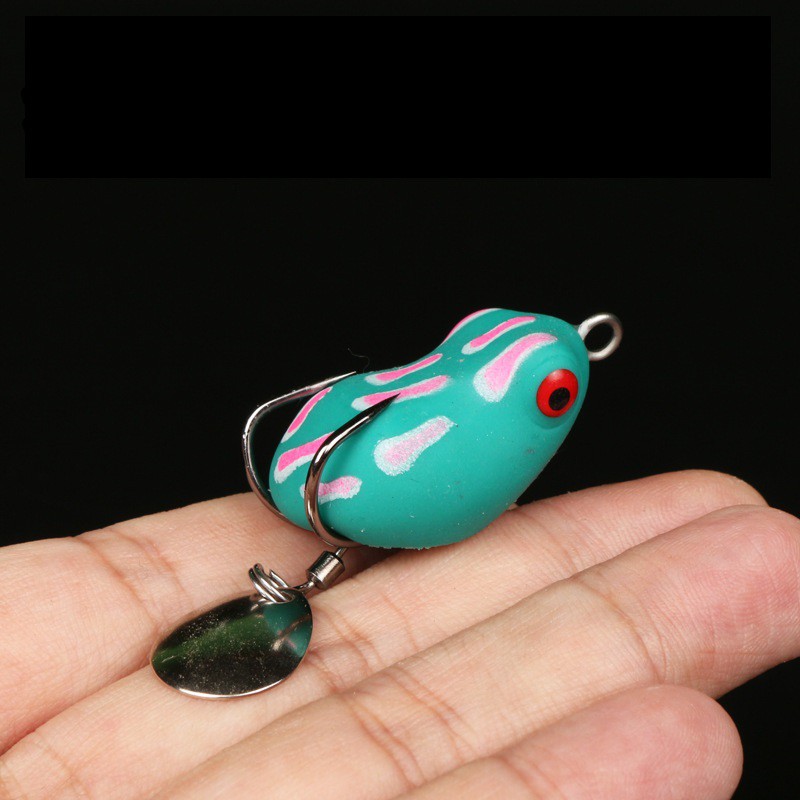 SYFishing 1Pcs Soft Frog Umpan Pancing 3cm/4.2g Swimbait Fishing Lure Bentuk Katak Lembut Ukuran Dengan Kail Ganda Bass Wobbler Bait