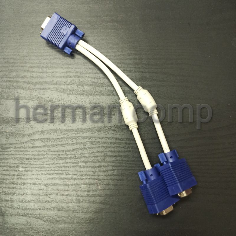 Kabel Paralel VGA to 2 VGA Good Quality