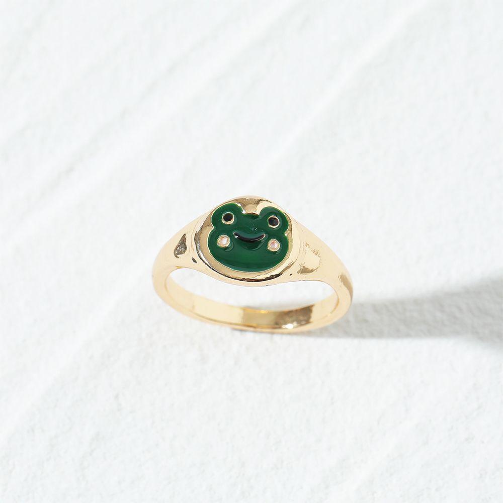 Preva Frog Jewelry Perhiasan Perhiasan Aksesoris Cincin Sendi Lucu