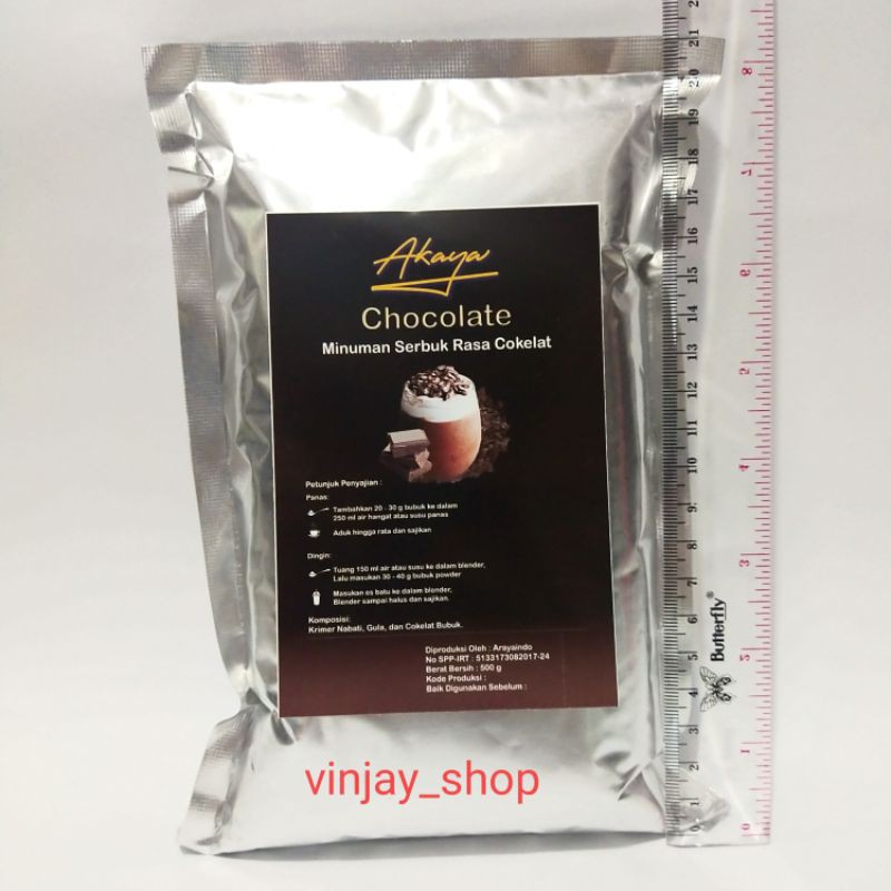 

chocolate 500 gram minuman bubuk