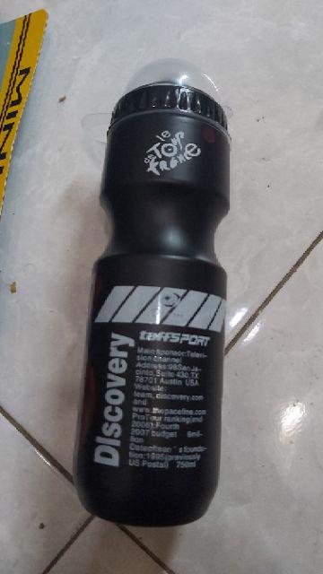 Promo Botol Minum Bidon Plastik Tempat Air Sepeda 750 Ml Hitam