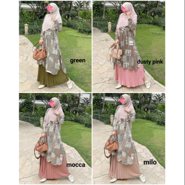 SETELAN ROK SALMA ORI BY GLZ