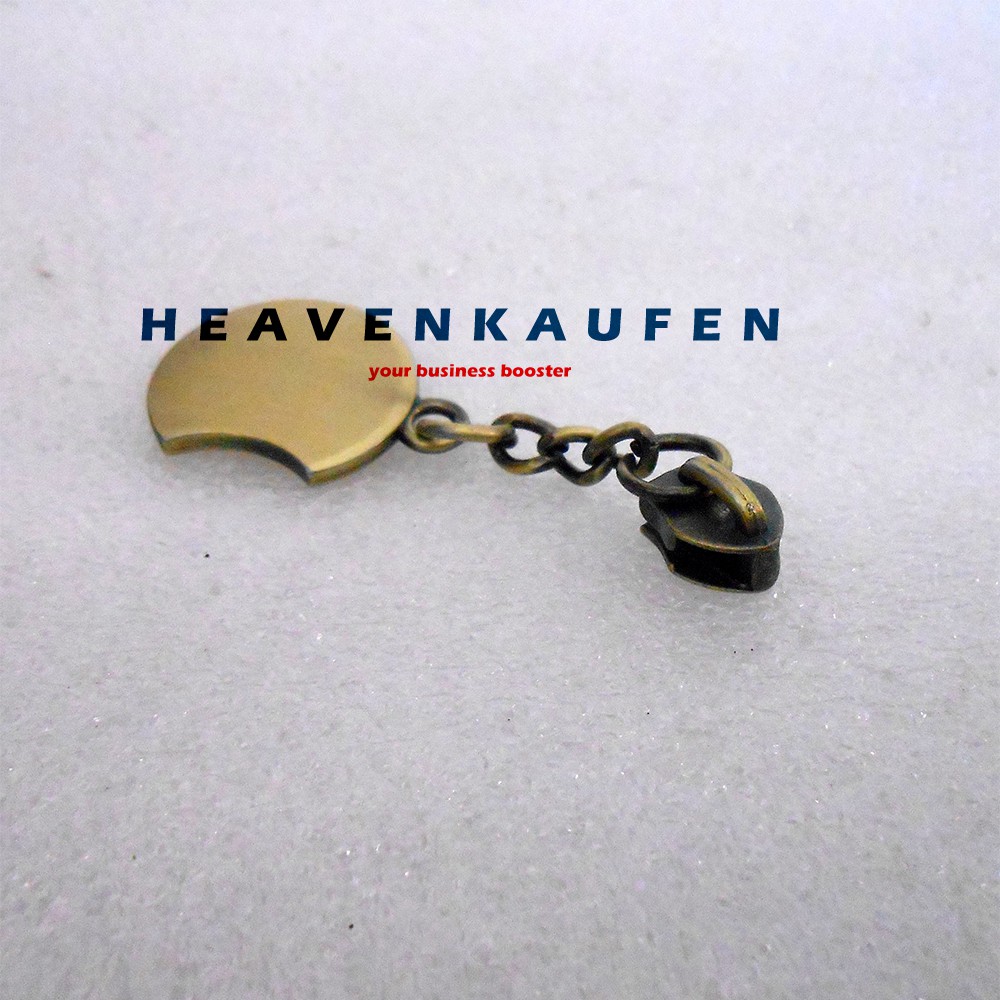 Kepala Resleting / Kepala Zipper ATG Antique Gold Bakar No 5 Kode K