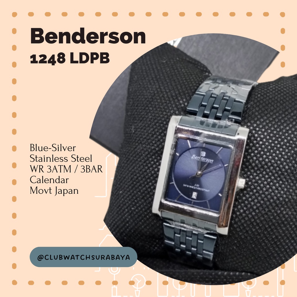 Jam Tangan Wanita Benderson / Benderson Jam Tangan Wanita Analog Type AW 1248 LDPB