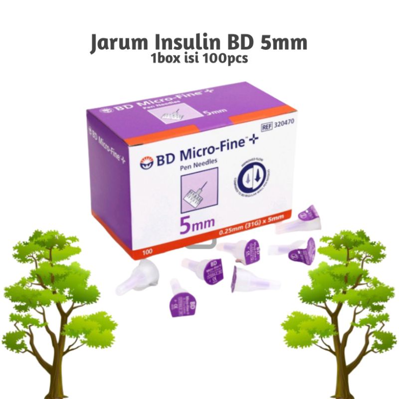 Jarum insulin BD 5mm