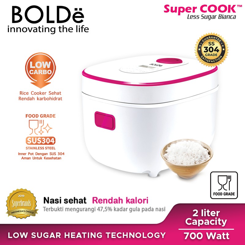 SUPER COOK LESS SUGAR BIANCA 2 L