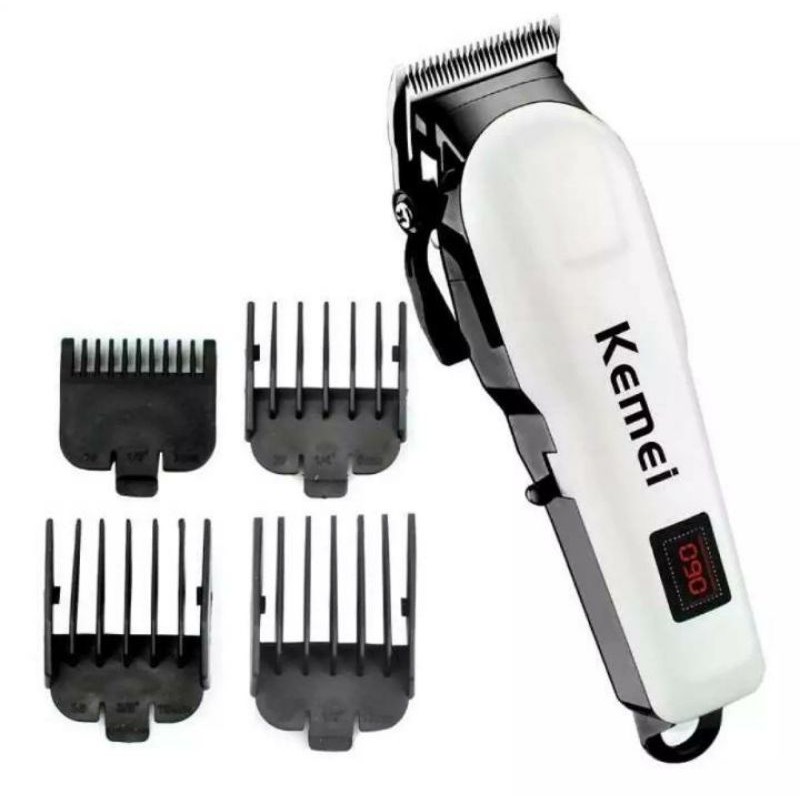 Clipper Kemei Alat Cukur Rambut KM-809A LCD Cordles