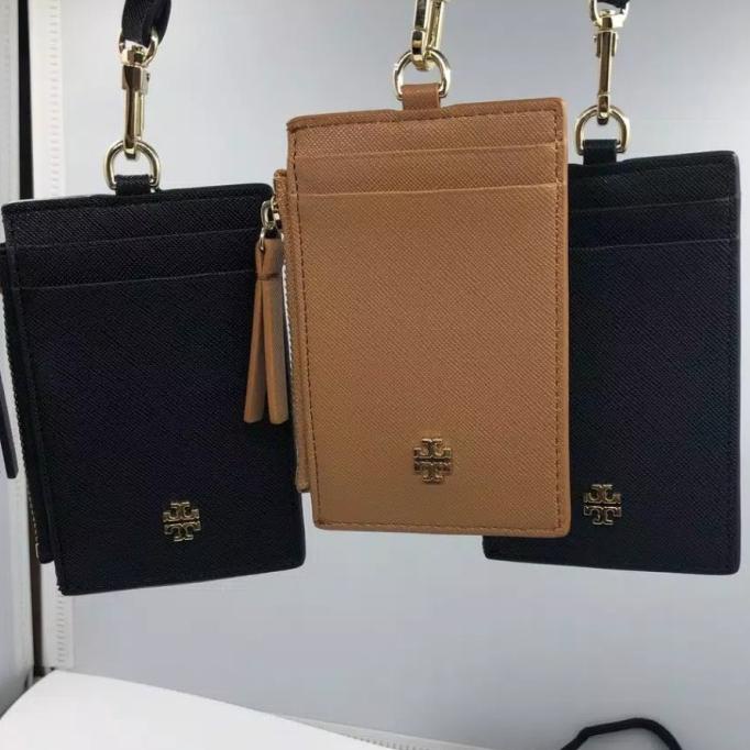 

(((COD))) Name Tag Holder Tory Burch ID card Holder Gantungan ID Card PROMOKode 3150