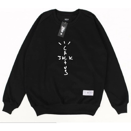 CREWNECK CACTUS JACK /CREWNECK DISTRO/HOODIE/SWEATER/UNISEX/KEREN KEKINIAN/UNISEX FULL