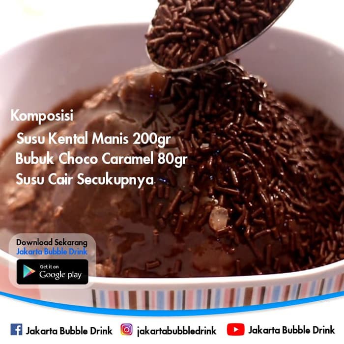 

Choco Caramel Powder - Bubuk Coklat Minuman Bubble Drink