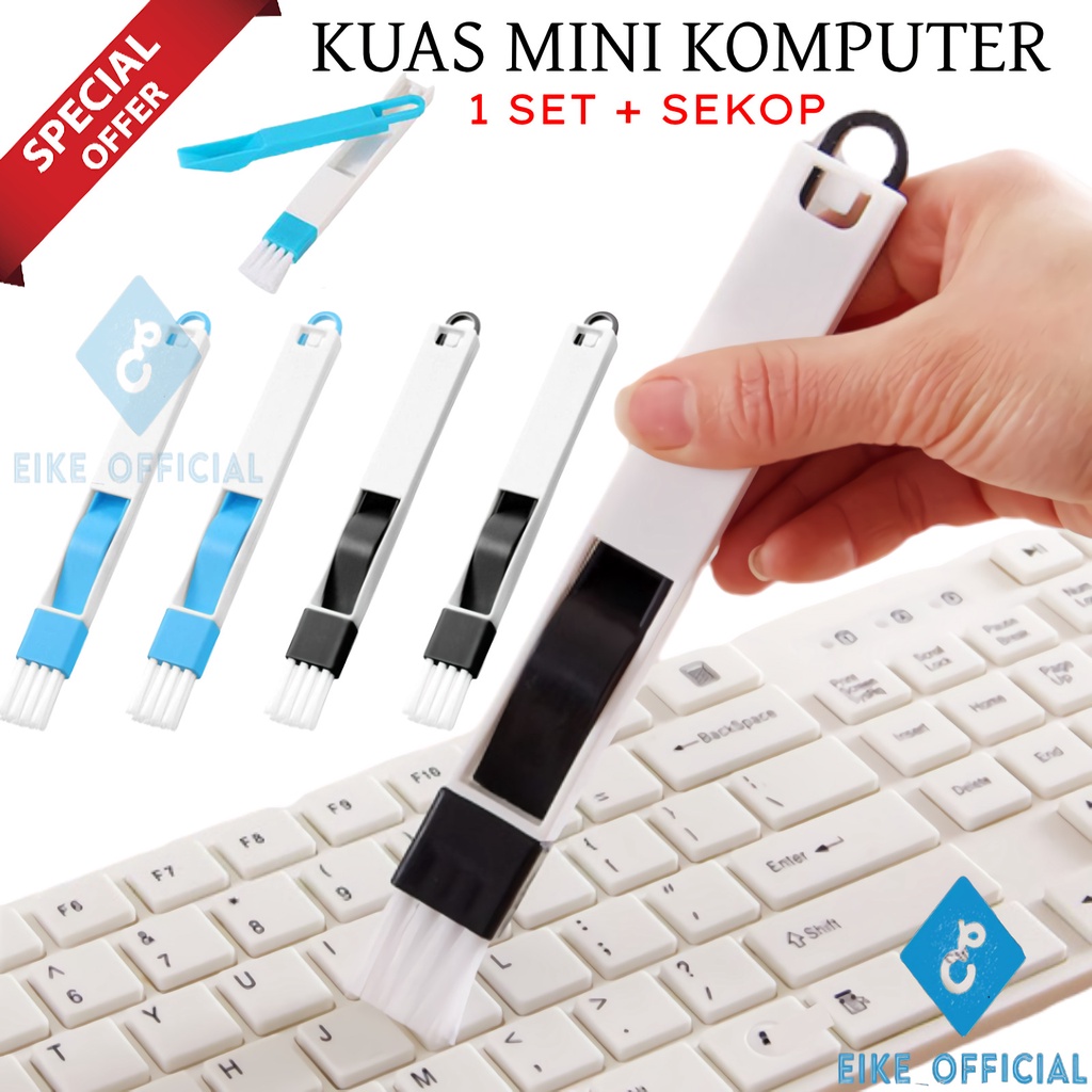 [Eike] Kuas Pembersih Debu Keyboard Jendela / Kuas Pembersih Celah Keyboard Laptop Anti Debu  / Sapu Mini