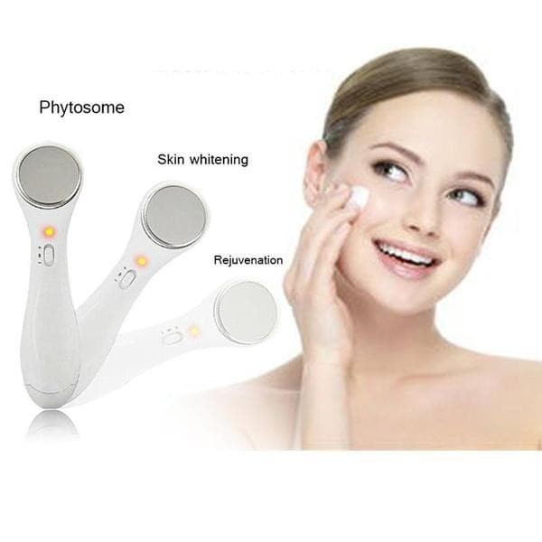 Setrika Wajah Vibration IONtophoresis Instrument Pijat ION Face Massager