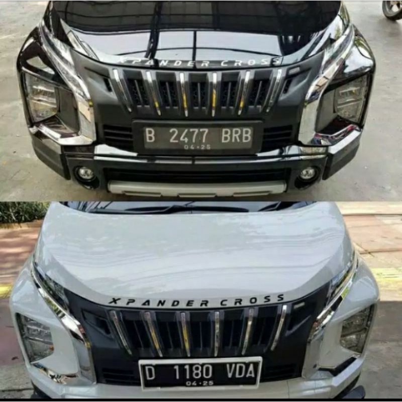 Bodykit Xpander - Bodykit Mitsubishi Xpander gril Xpander cross model Apolo hitam glossy Duraflex Br