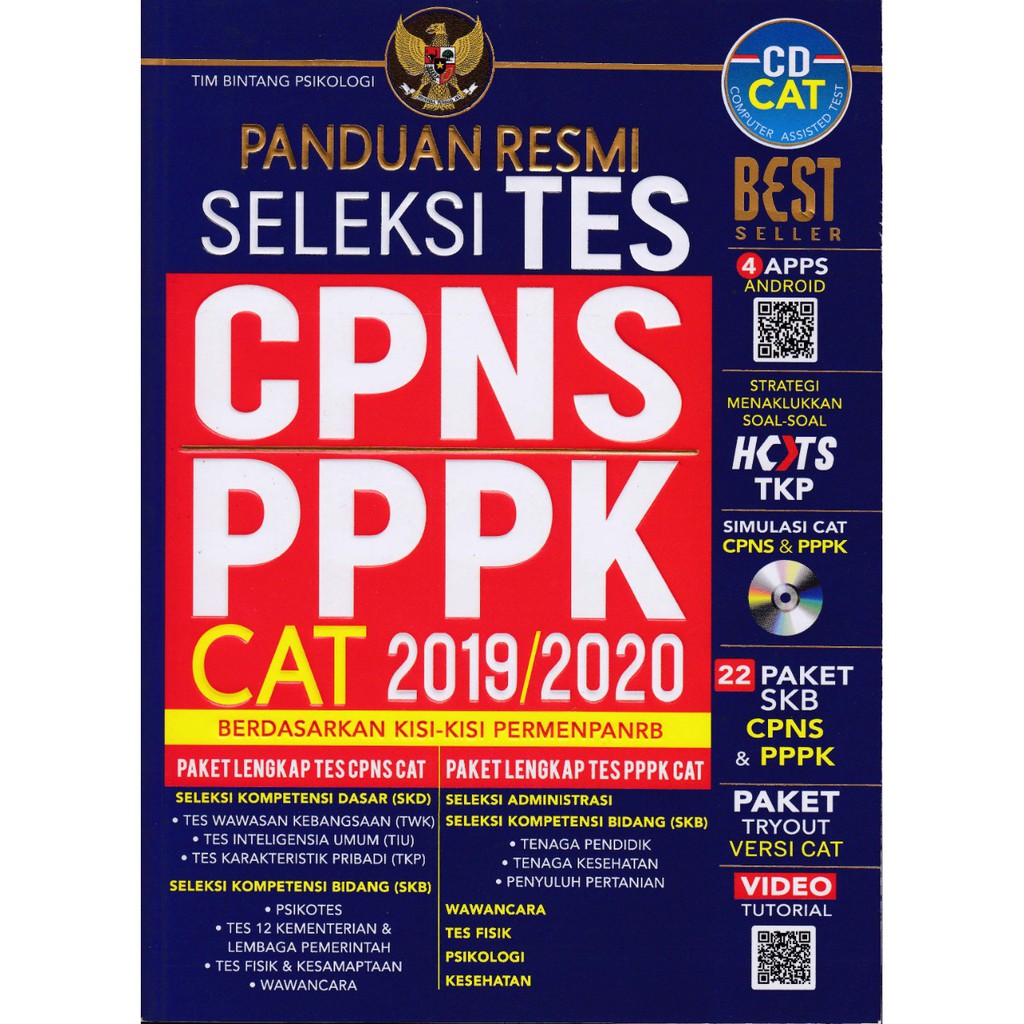 Panduan Resmi Seleksi Tes Cpns Pppk Cat 2019 2020 Plus Cd Shopee Indonesia