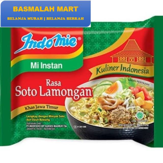 

Indomi soto lamongan indomie soto Murah Original (Ilham Berkah Mart)