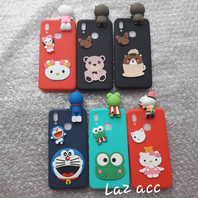 Case vivo y93 2018 karakter intip softcase casing silikon