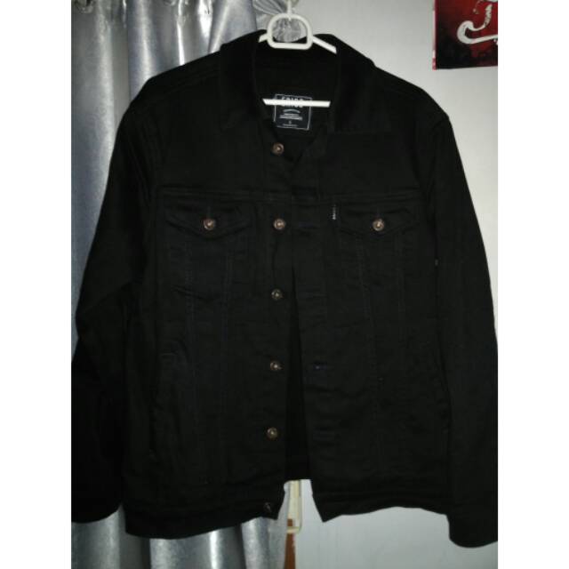 Jaket Erigo Calhoun Black Trucker (Size L)