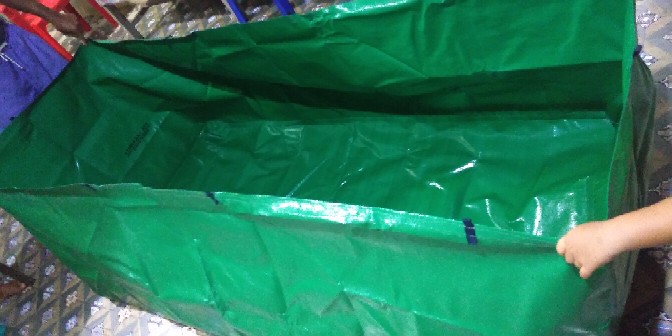 Kolam Terpal Kotak Ukuran ( 200×100×75cm ) Sejuta% Original Type A12 Cocok Untuk Budidaya Ikan Lele