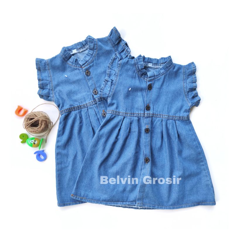 Vane Dress Jeans Anak Perempuan PROMO