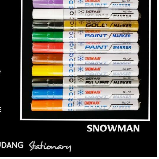 

♡ Spidol Permanent Paint Marker Snowman - PINK ✰