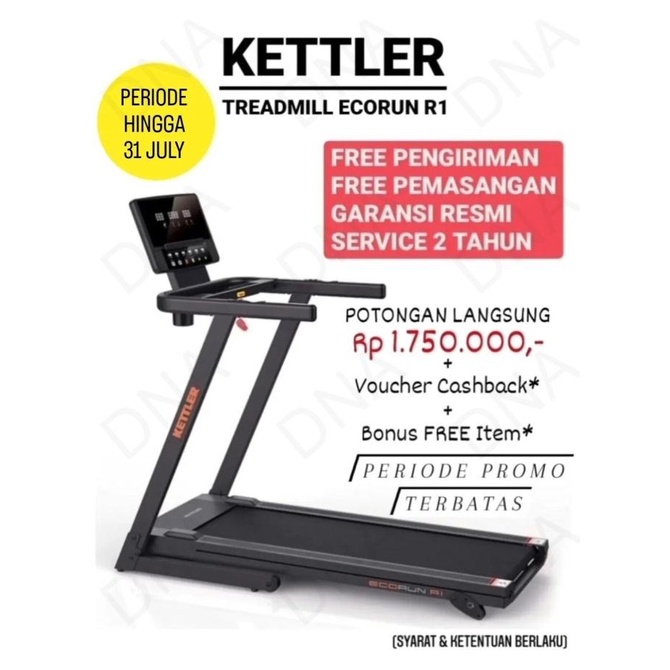 Treadmill Elektrik KETTLER ECORUN R1 - ORIGINAL