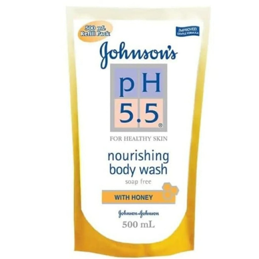 Johnson's pH 5.5 Honey Body Wash Refill (500ml)