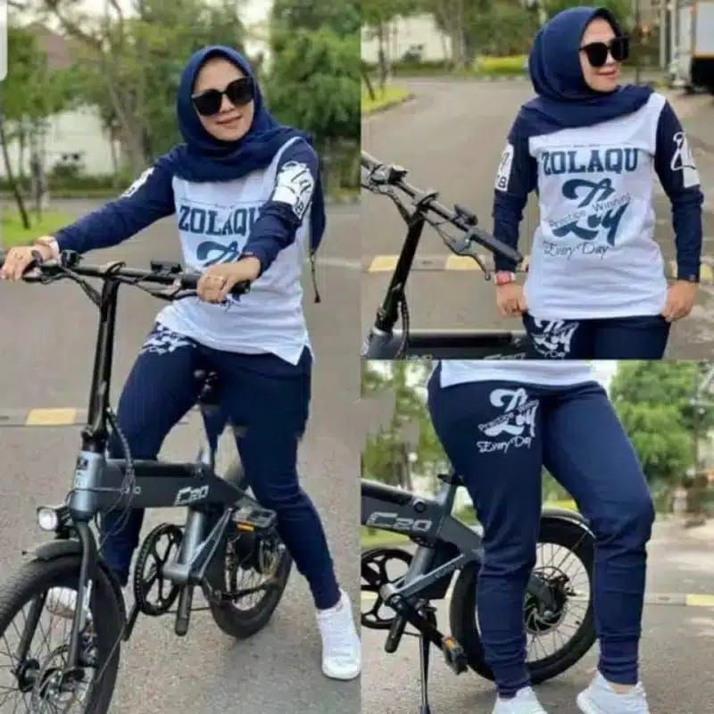 gowes zolaqu / terbaru setelan baju dan celana / setelan fashion / setelan muslim / setelan kekinian