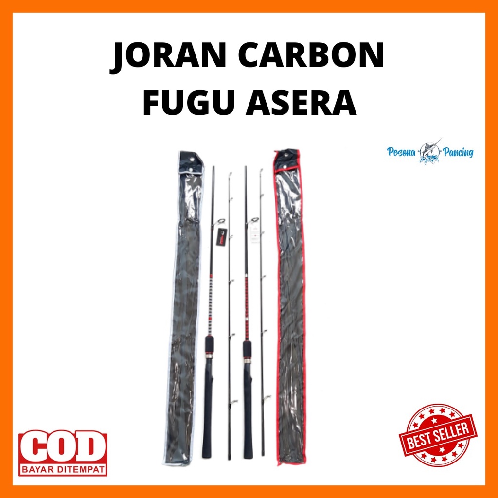 JORAN PANCING CARBON FUGU ASERA PANJANG 165 RINGAN LENTUR DAN KUAT