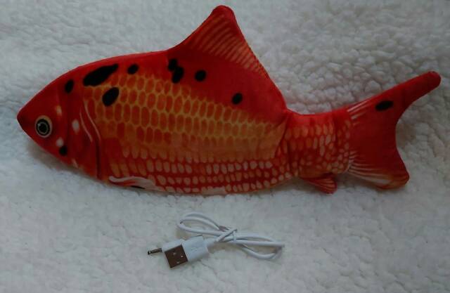 Boneka Ikan Nemo Ikan Mas USB Bisa Gerak Niru suara Musik LED Import