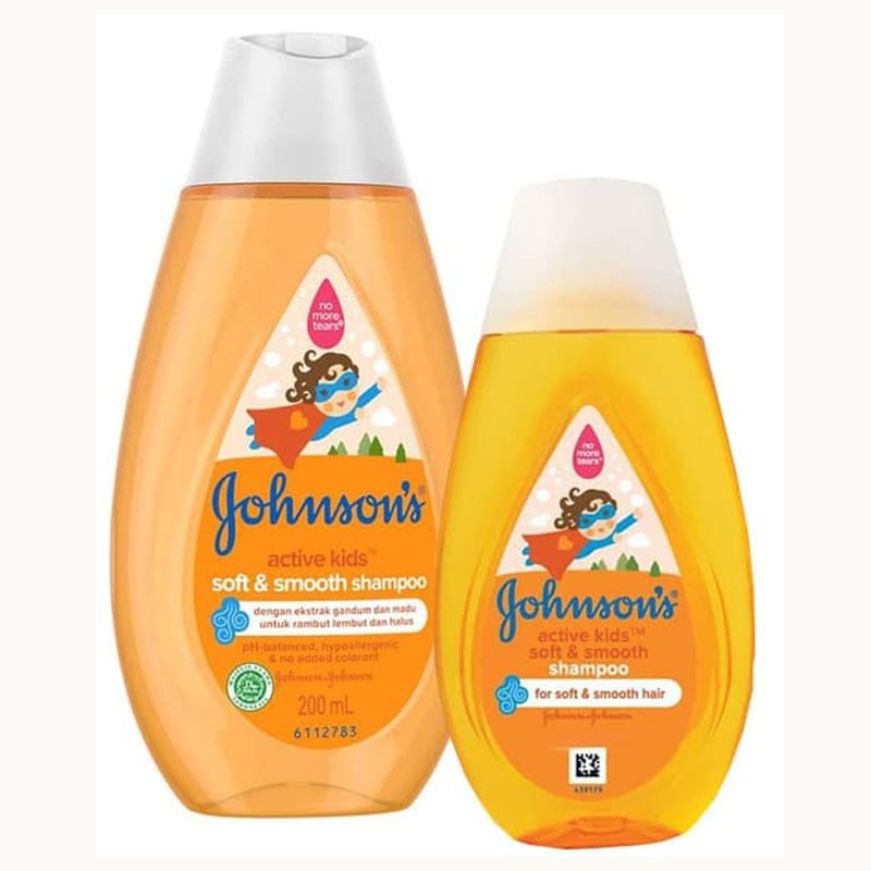 Johnson's Active Kids Soft &amp; Smooth Shampoo 100mL/200mL