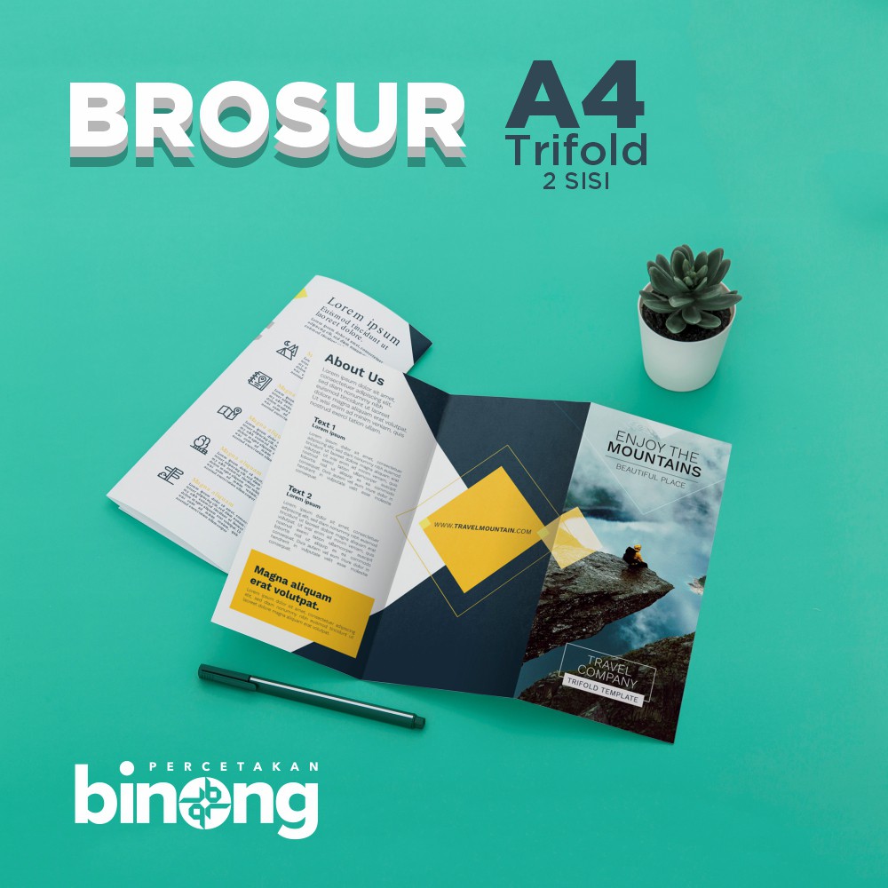 

Cetak Brosur A4 Lipat 3 (Bahan Art Paper 150gsm)