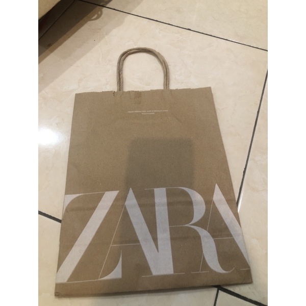 

paper bag zara original