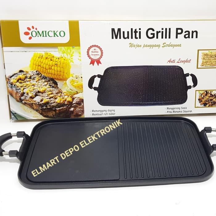 OMICKO multi grill pan / panggangan tray  yakiniku bbq serbaguna