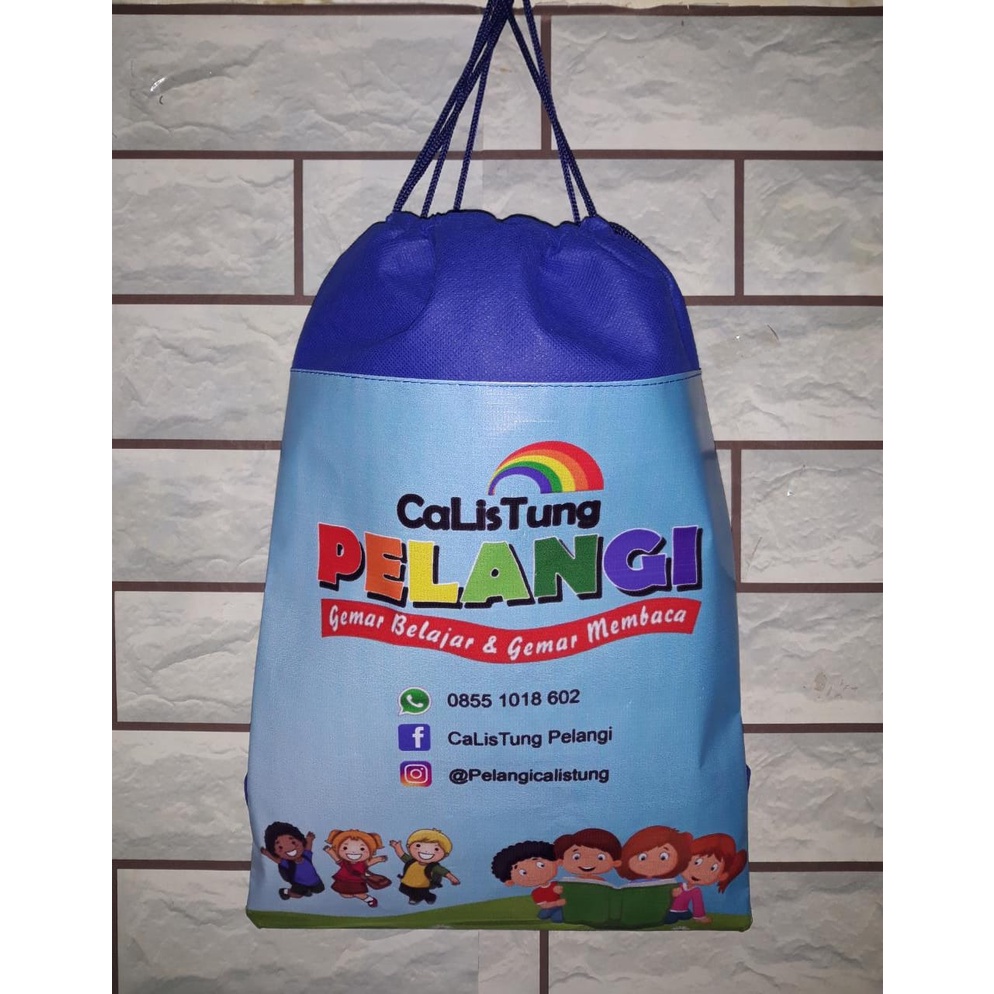 TAS RANSEL SERUT GEPENG / TAS PROMOSI BIMBEL