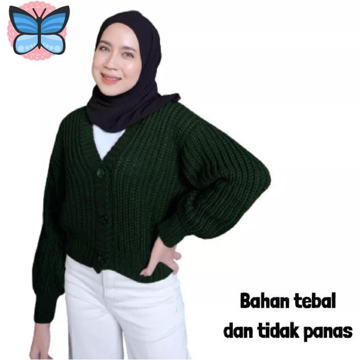GRACIA CARDIGAN RAJUT WANITA || CARDY 7GT || OUTER CARDY-DUSTY