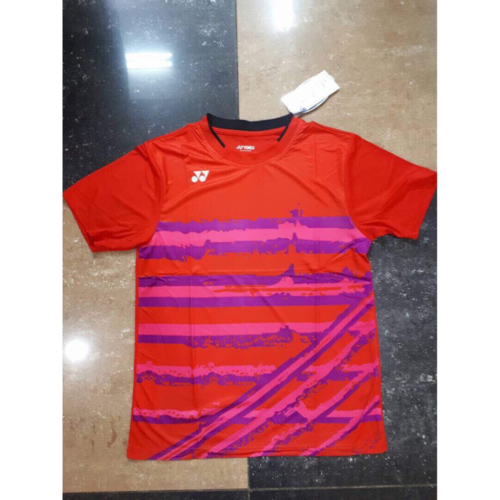 Baju Yonex Impor Merah Pink