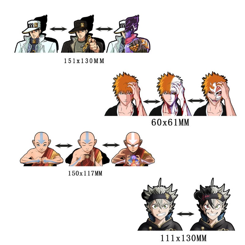 Sticker Lenticular/3D Motion/Moving Sticker - Character Anime