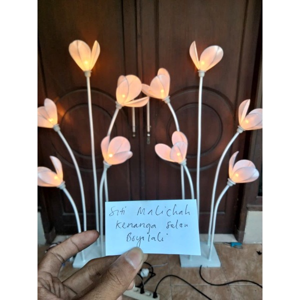 lampu dekorasi murah COD kelopak tulip