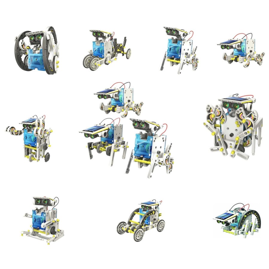 13 in 1 Transforming Solar Robot Science &amp; Education DIY Toys Kids