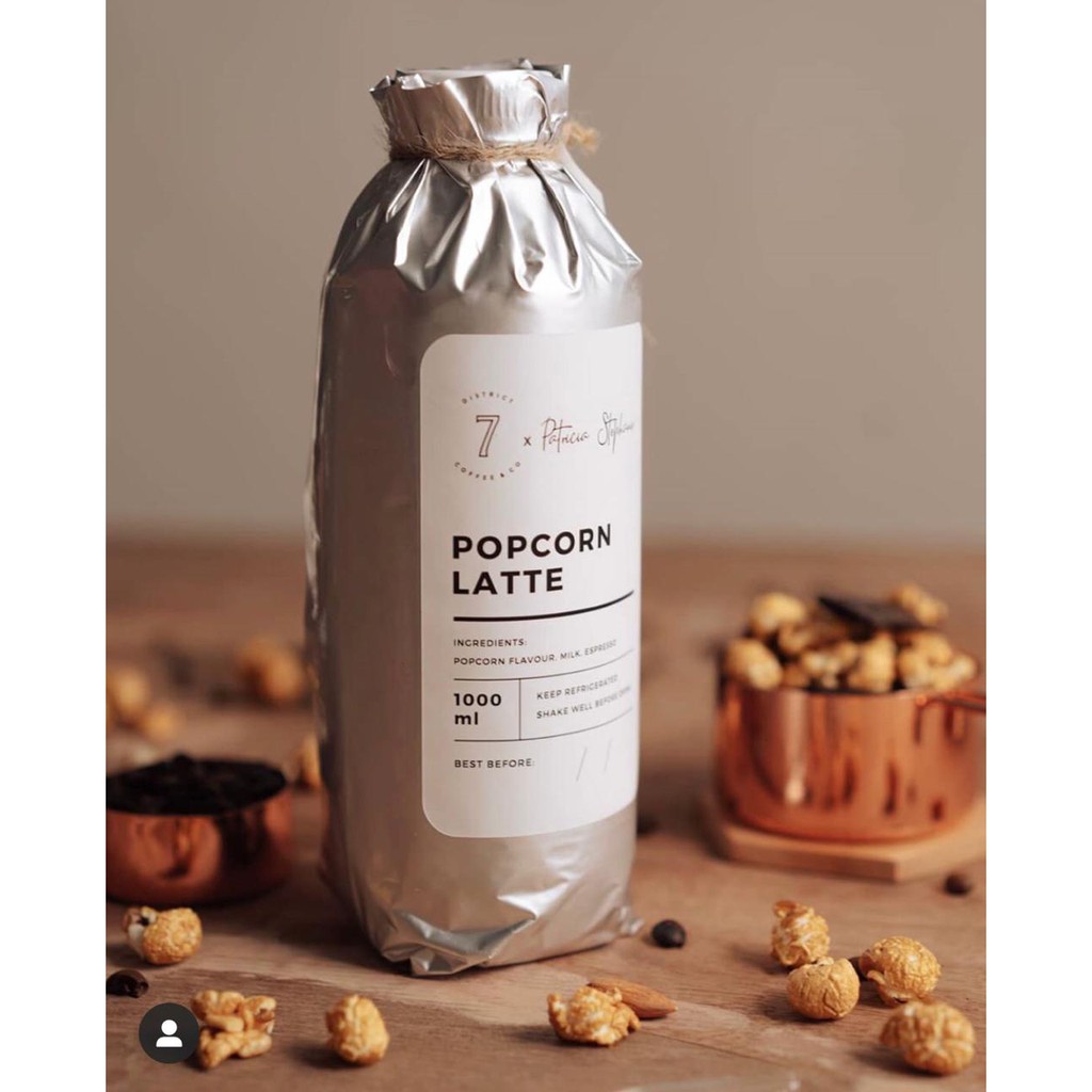

Popcorn Latte District 7 Coffee x Patricia Stephanie