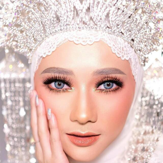 Softlens Matake Blue Normal dan -0.50 s/d -10.00 by Dreamcolor1 dreamcon Lensa Kontak Biru