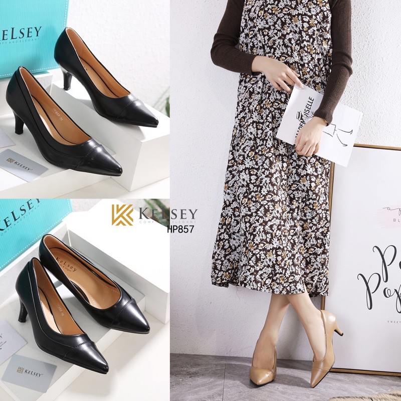 NICOLE SEPATU HEELS 6,5CM WANITA IMPORT KELSEY HP857