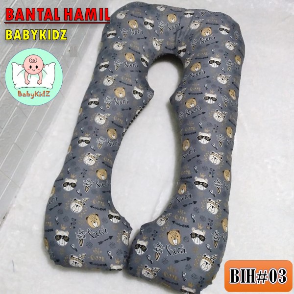 Bantal Ibu Hamil Bantal Penyangga Perut Bantal Tidur Hamil Motif Karakter Lucu