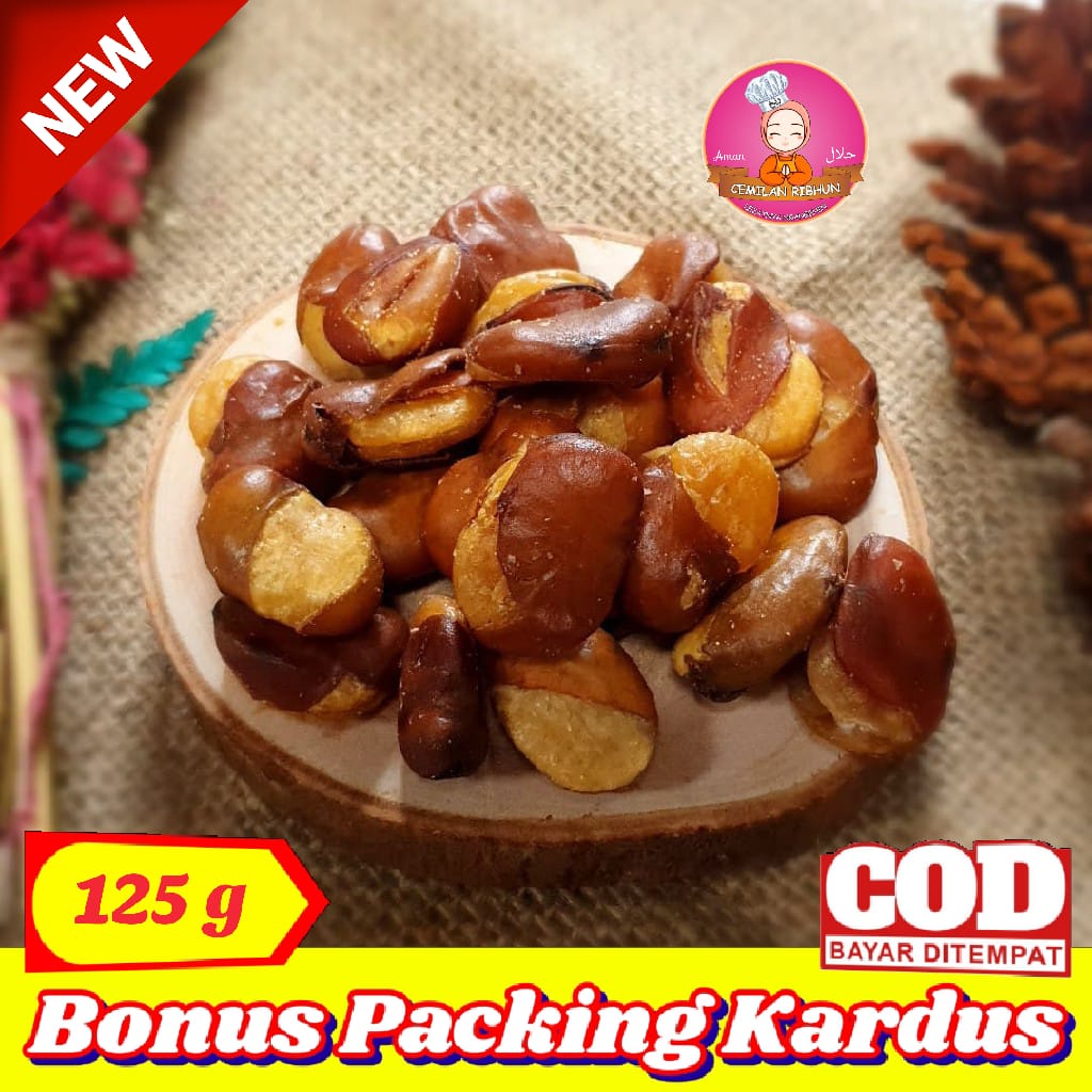 

Kacang Koro Kulit 125g - Cemilan Ribhun - jajanan jadul makanan ringan camilan termurah snack kiloan jajanan murah cemilan sehat