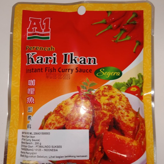 

A1 Perencah Kari Ikan - 200 gr