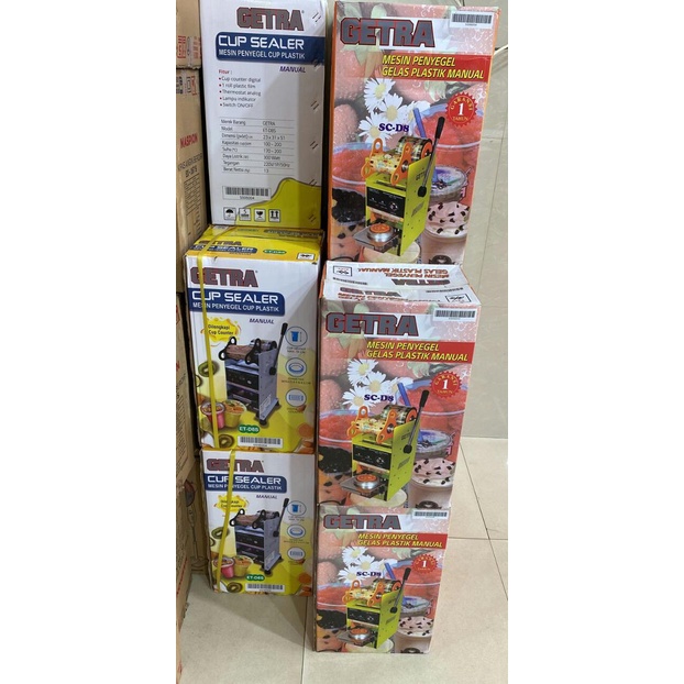 CUP SEALER MESIN PENYEGEL GELAS PLASTIK GETRA ET-D8S