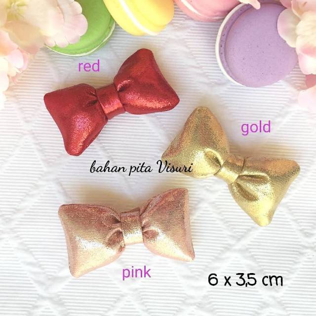 Aplikasi Bow Bantal Glossy
