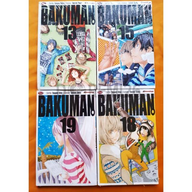 [BONUS GANTUNTAN + STIKER ANIME] Komik Bakuman / Komik Jepang / Bakuman / Komik Seru / Komik Murah